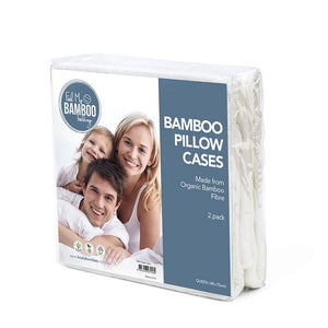 Bamboo Pillow Case Standard Size - White