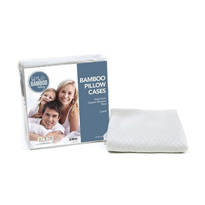 Bamboo Pillow Case Standard Size - Silver