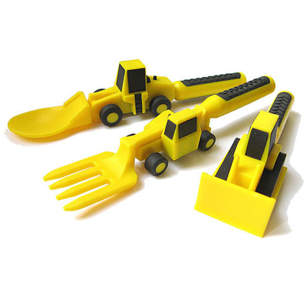 3 piece Cutlery - Construction Theme