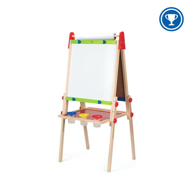 All In One Easel - Magnetic Whiteboard & Blackboard
