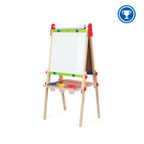 All In One Easel - Magnetic Whiteboard & Blackboard
