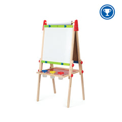 All In One Easel - Magnetic Whiteboard & Blackboard