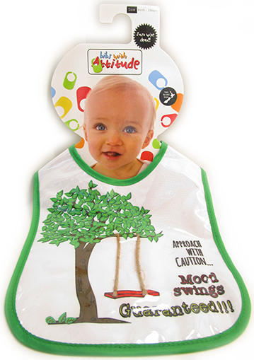 Baby Bib - Mood Swings Design