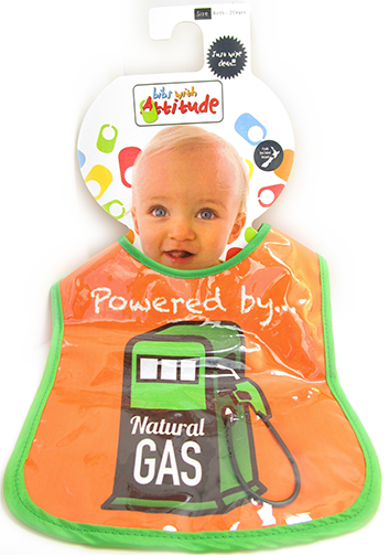 Baby Bib - Natural Gas Design