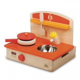 Wooden Toy Portable Cooker