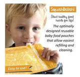Squish Delish Reusable Food Pouch.