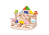 50pc Wooden Building Blocks