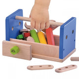 Wooden Toy Work Bench 'n Box