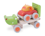 Wooden Toy Crocodile Trailer