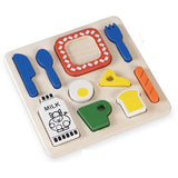 Wooden Breakfast Sorting Set