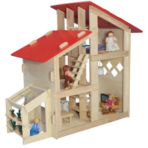 Wooden Double Space Doll House