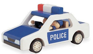 Wooden Toy Police Car