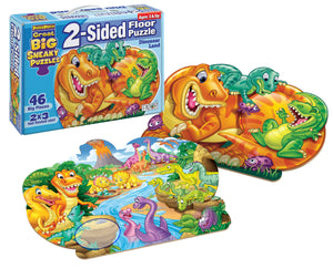 Dinosaurs Two Sided Floor Puzzle 46 Piece