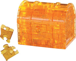 Crystal Puzzle - Treasure Chest Gold