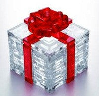 Crystal Puzzle - Red Ribbon Gift Box