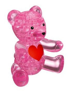 Crystal Puzzle - Pink Teddy Bear