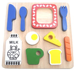 Wooden Breakfast Sorting Set