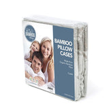 Bamboo Pillow Case Standard Size - Silver