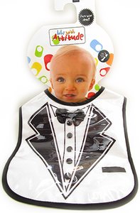 Baby Bib - Evening Black Tie Design