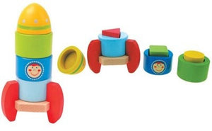 Wooden Space Stacking Set