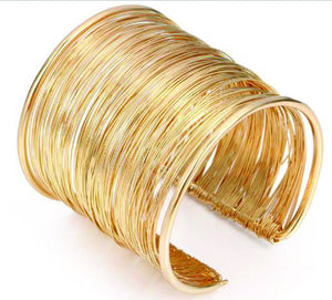 Euro Wide Iron Wire Cuff Bangles