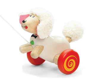 Wooden Pull Along Poodle