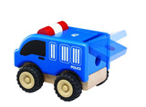 Wooden Toy Mini Police Car