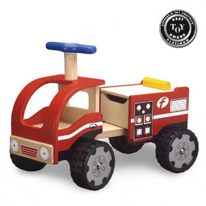 Wooden Ride on Fire Engine
