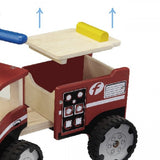 Wooden Ride on Fire Engine