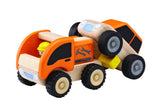 Wooden Toy Mini Tow Truck