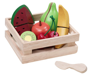 Wooden Toy Fruit Basket