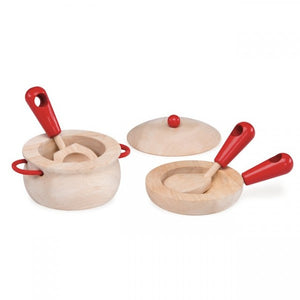 Wooden Toy Cooking Set