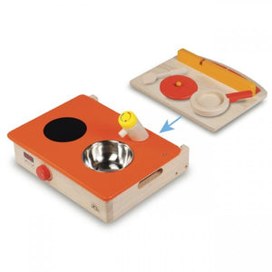 Wooden Toy Portable Cooker