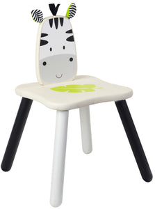 Wooden Zebra Chair