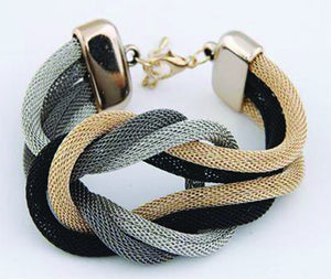 Metal Knot Colorful Chain Bracelet