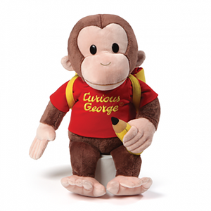 Curious George with Backpack 40cm