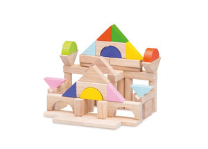 50pc Wooden Building Blocks