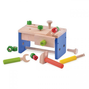 Wooden Toy Work Bench 'n Box