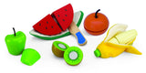 Wooden Cut & Peel Fruit Set