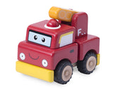 Wooden Toy Build a Fire Engine